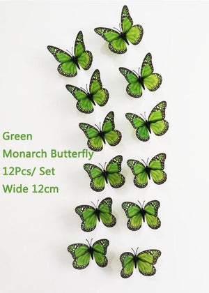 Butterfly Wall Stickers DIY Home Decor With Magnet & Glue Dots