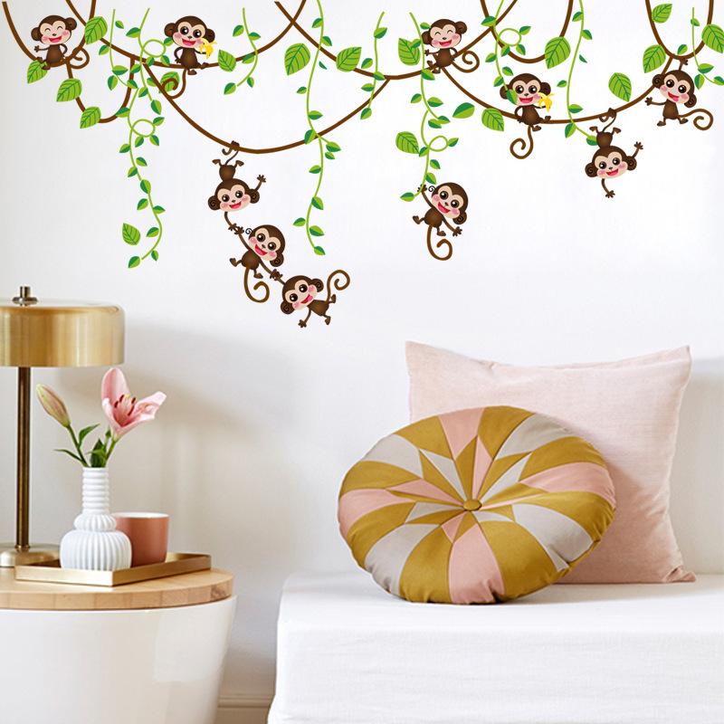 vinyl wall stickers decals children animals plants wallpaper mural