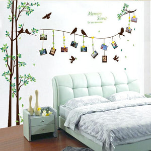 Large photo tree Wall Stickers home decor