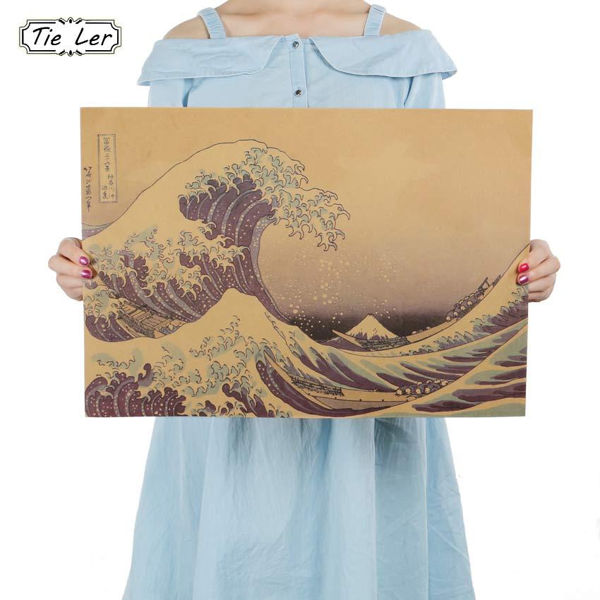 Masterpiece Float World Draw Retro Kraft Paper Adornment Movie Posters
