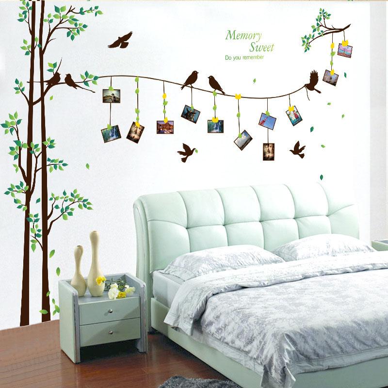 Large photo tree Wall Stickers home decor
