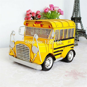 Handmade vintage metal classic cars model iron car